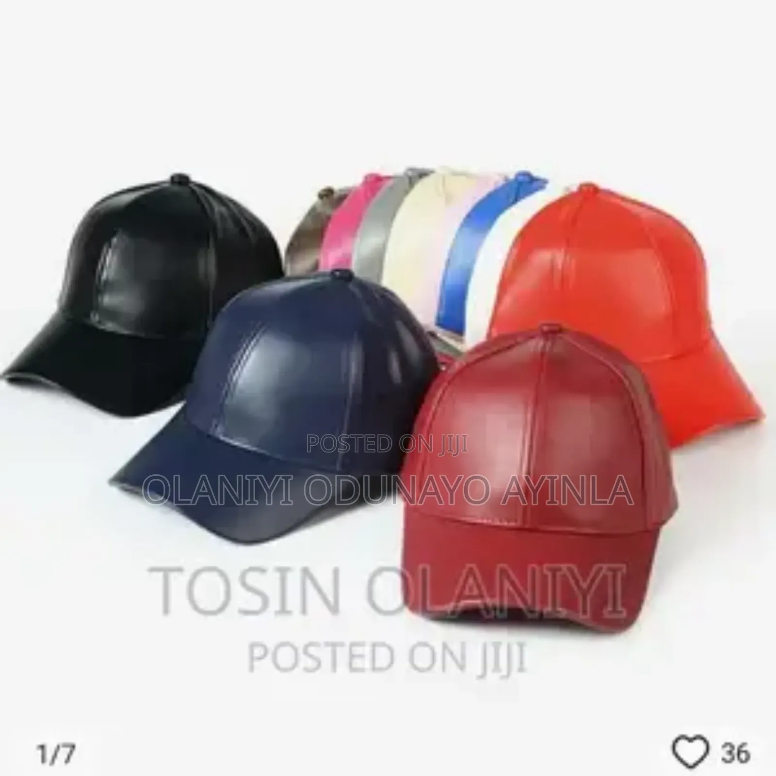 Leather Face Cap