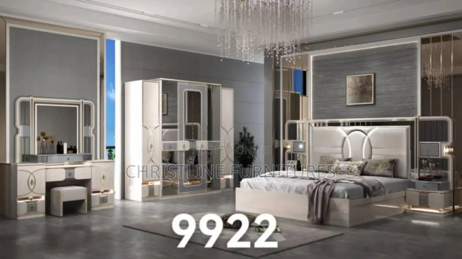 Quality Bedframe Mirror Console And Wardrobe