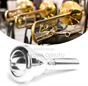 Trombone Mouthpiece Tenor Mouth Piece 12.7mm Metal (Silver)