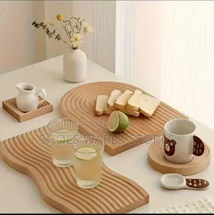 Natural Wood Decorative Food Serving Trays