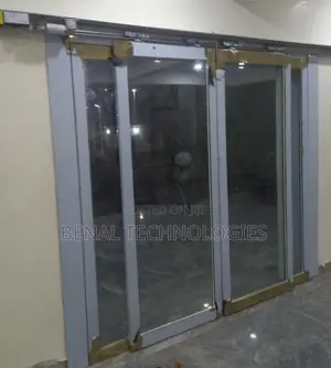 Automatic Glass Door With Sensor Integration