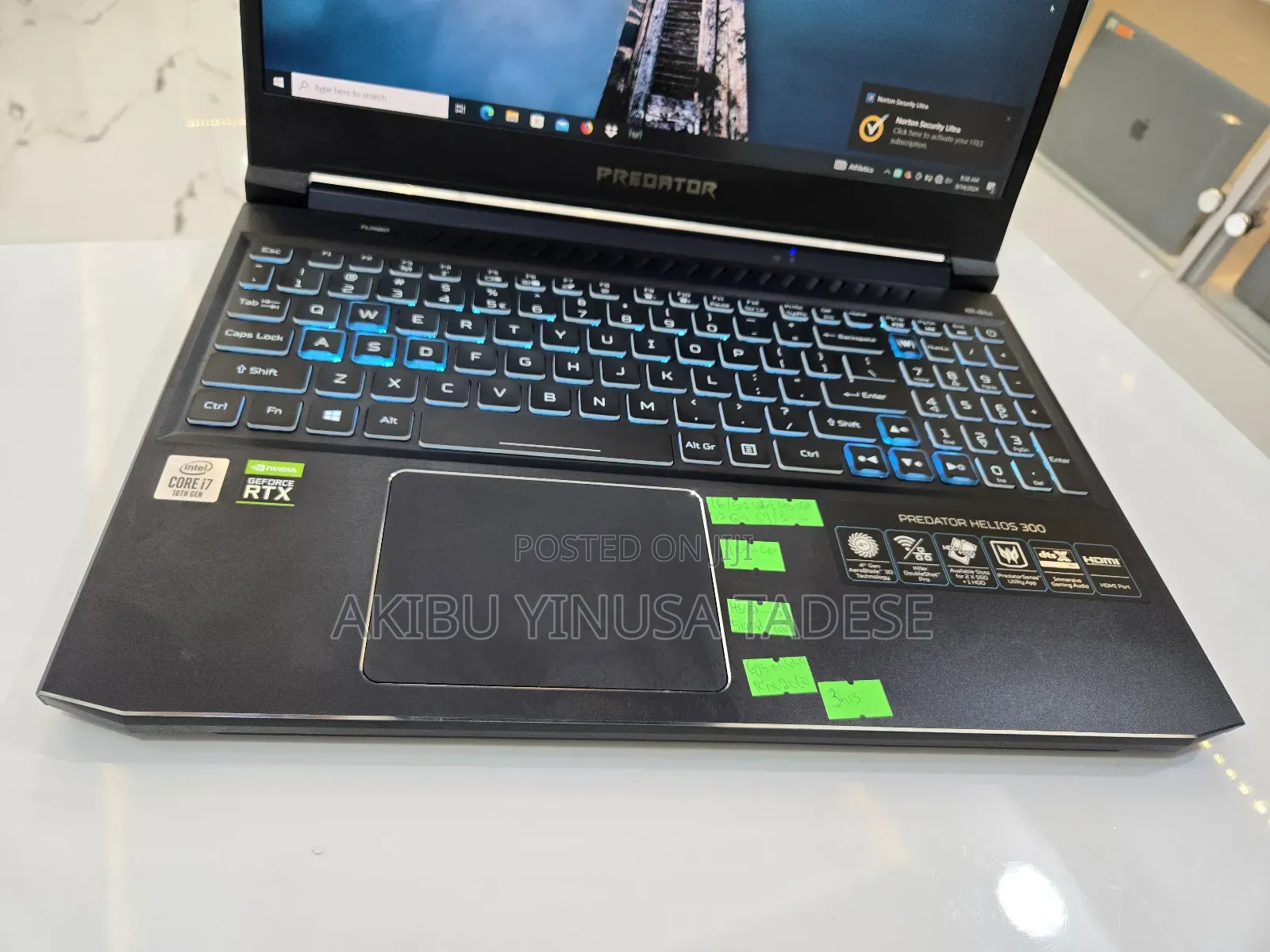 Laptop Acer Predator Helios 300 32GB Intel Core I7 SSD 1T