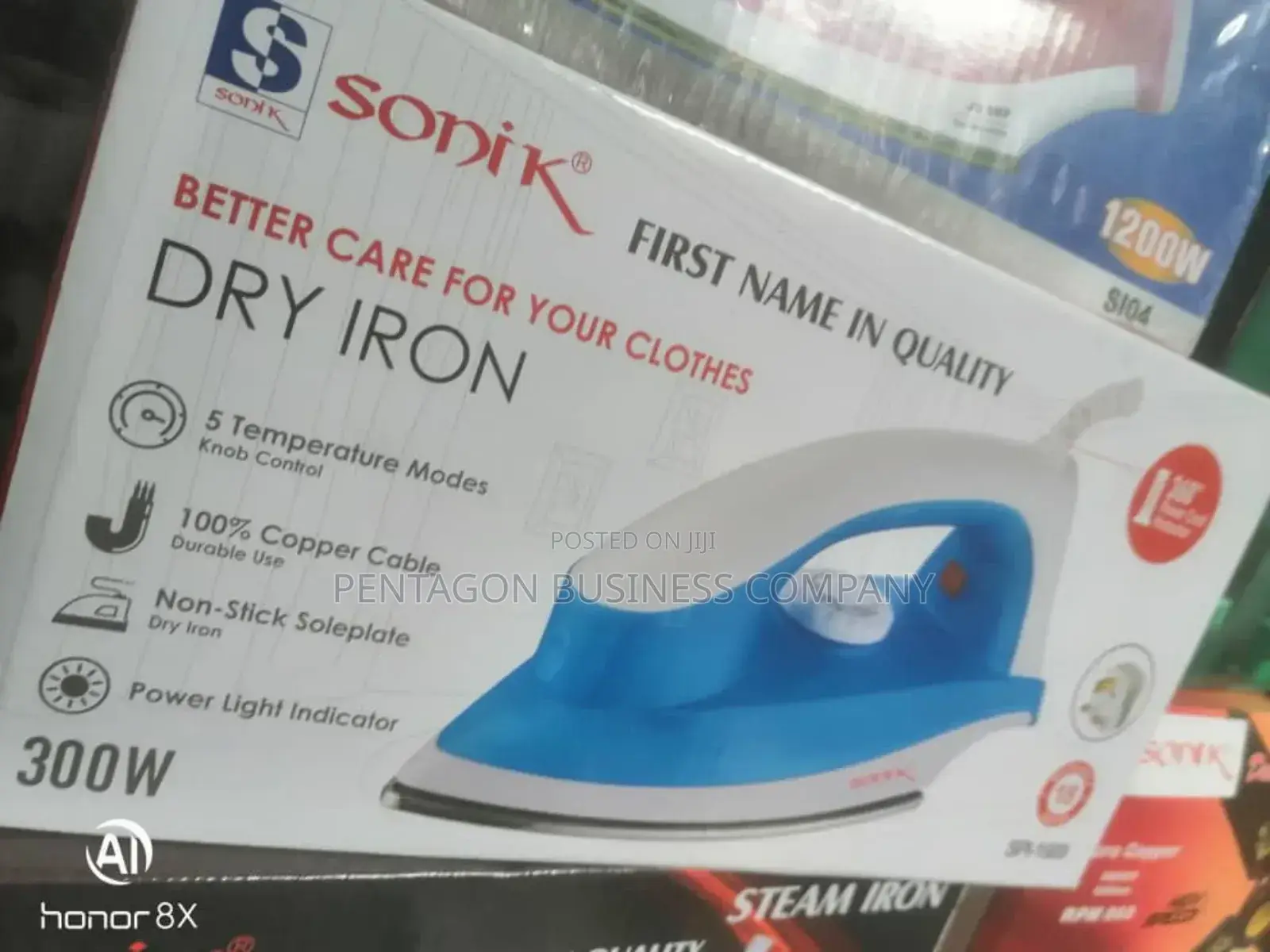 300 Watts Portable Iron