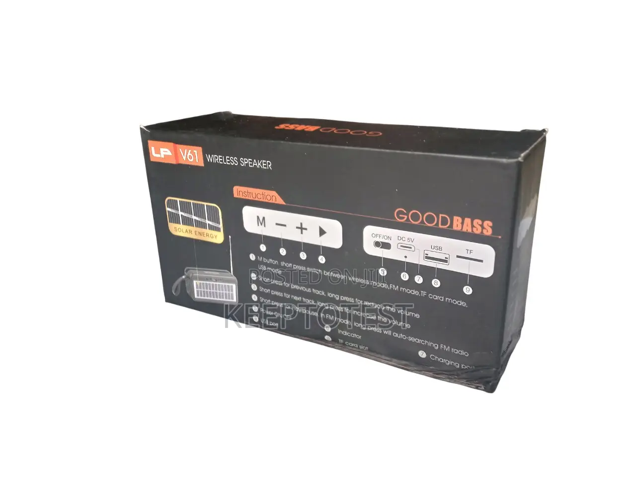 Solar Wireless Speaker Good Bass