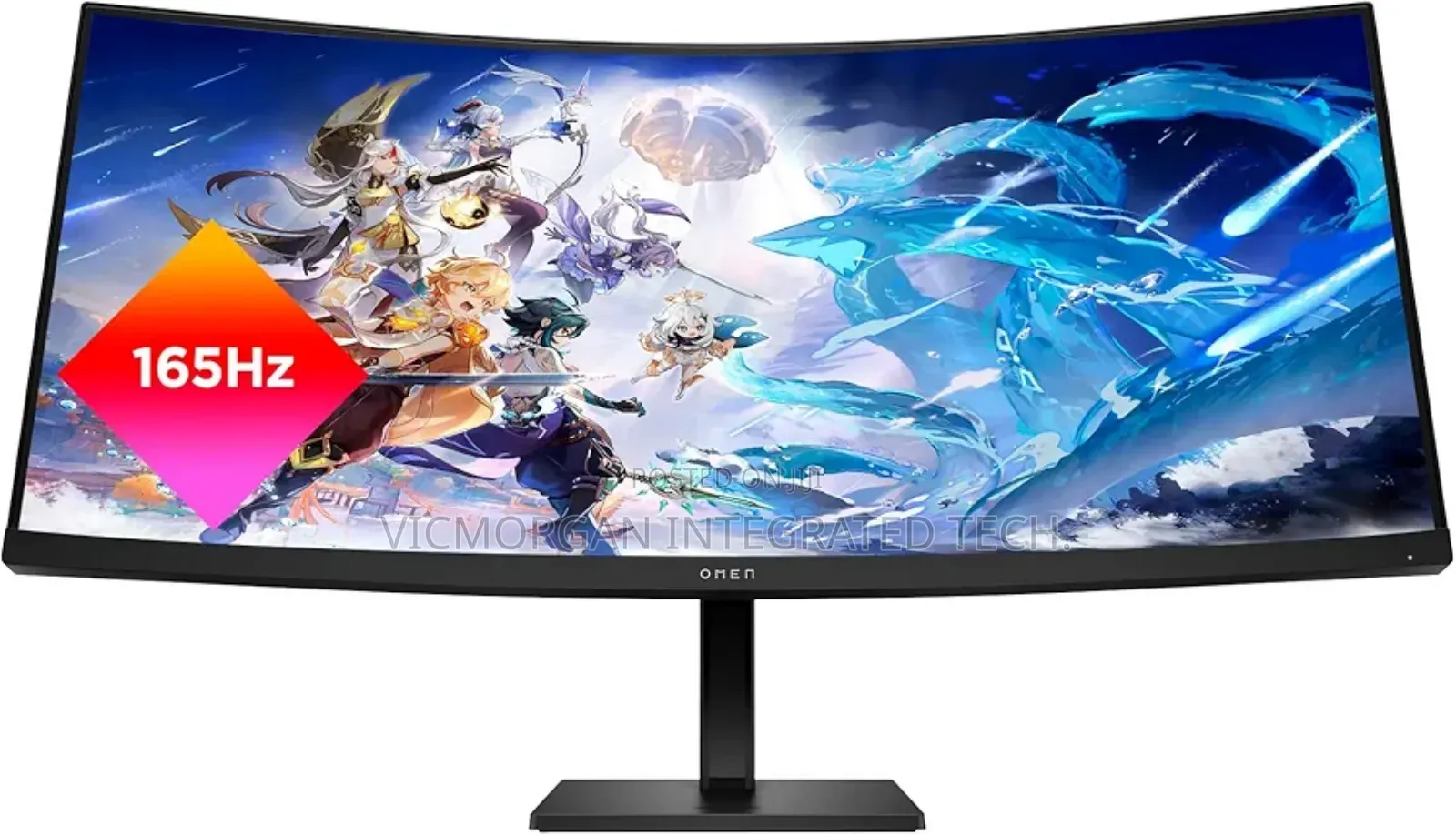 HP Omen 34c QHD 165hz Curved Gaming Monitor,