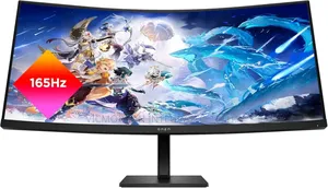 HP Omen 34c QHD 165hz Curved Gaming Monitor,