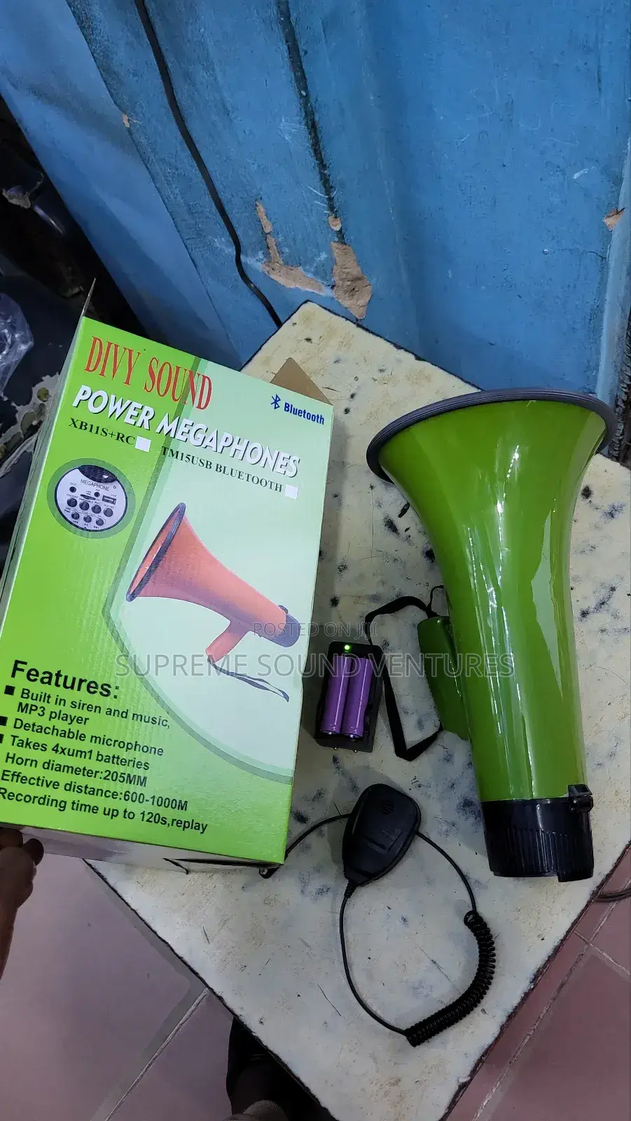 TM 15 Usb Bluetooth Megaphone