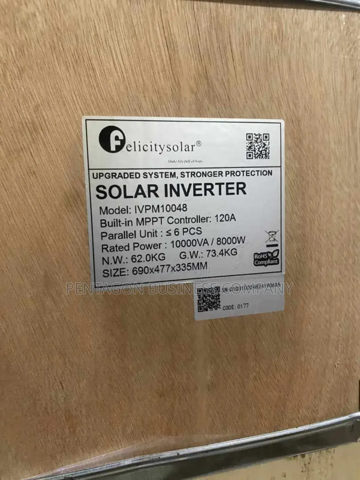 10kva Felicity Solar Inverter