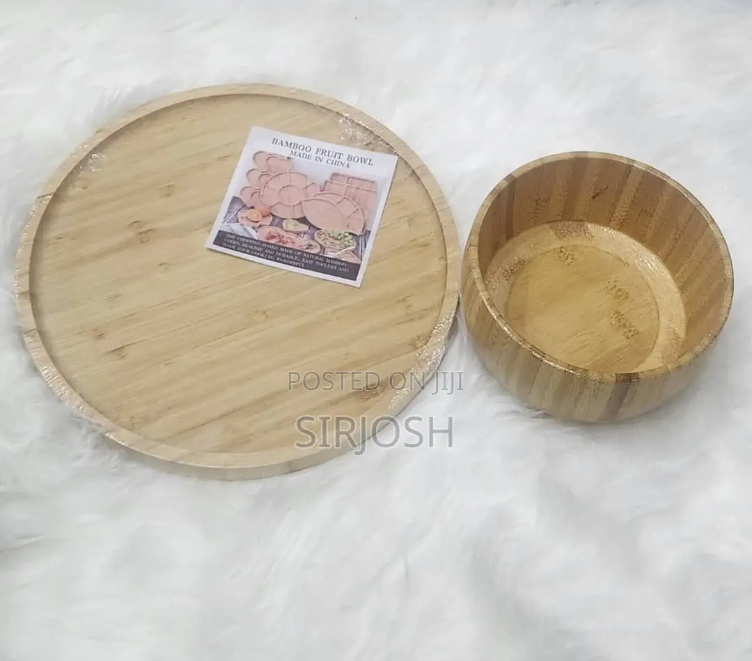 Soup Bowl and Flat Serving Plate
