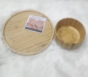 Soup Bowl and Flat Serving Plate
