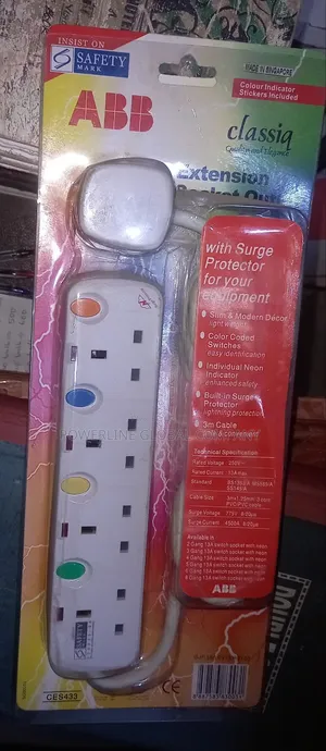 Original 4way Extension Socket for Homes/ Offices/ Companies
