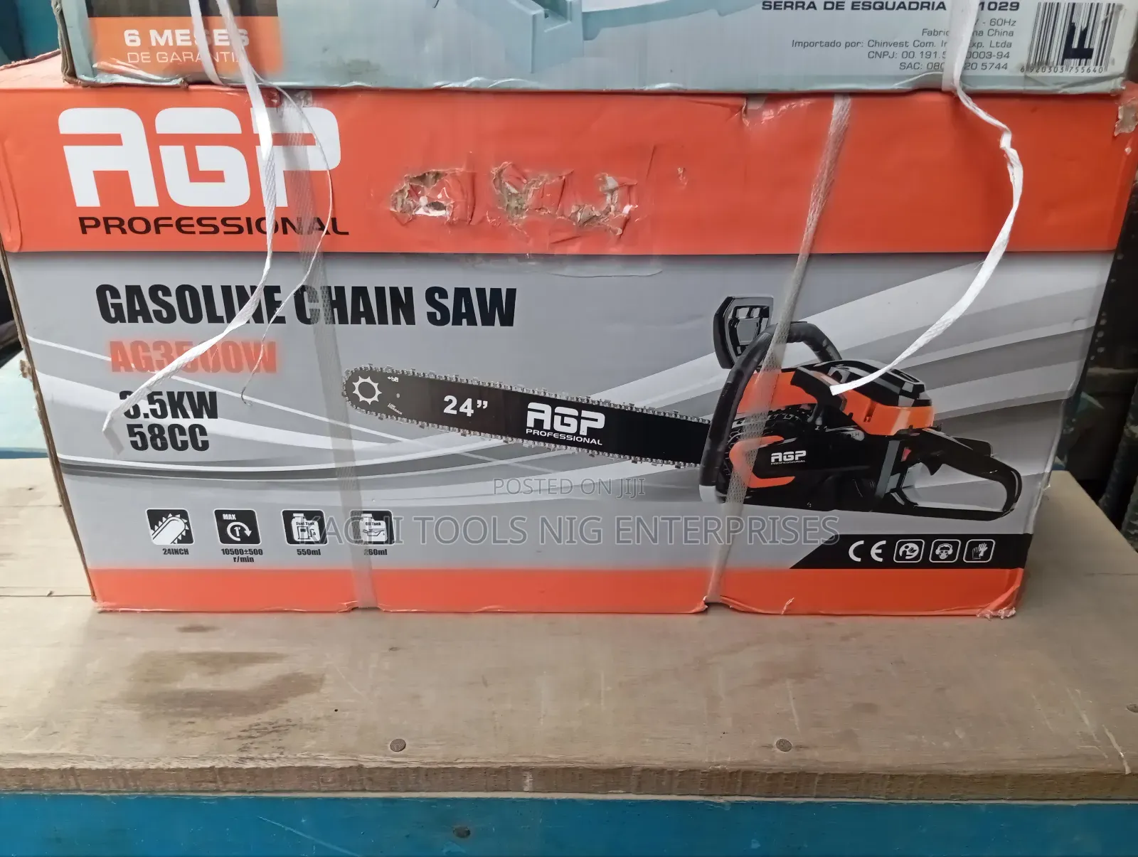 24" Gasoline Chainsaw Machine