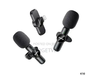 Remax Wireless One to Two Live Broadcast Collar Clip Mic