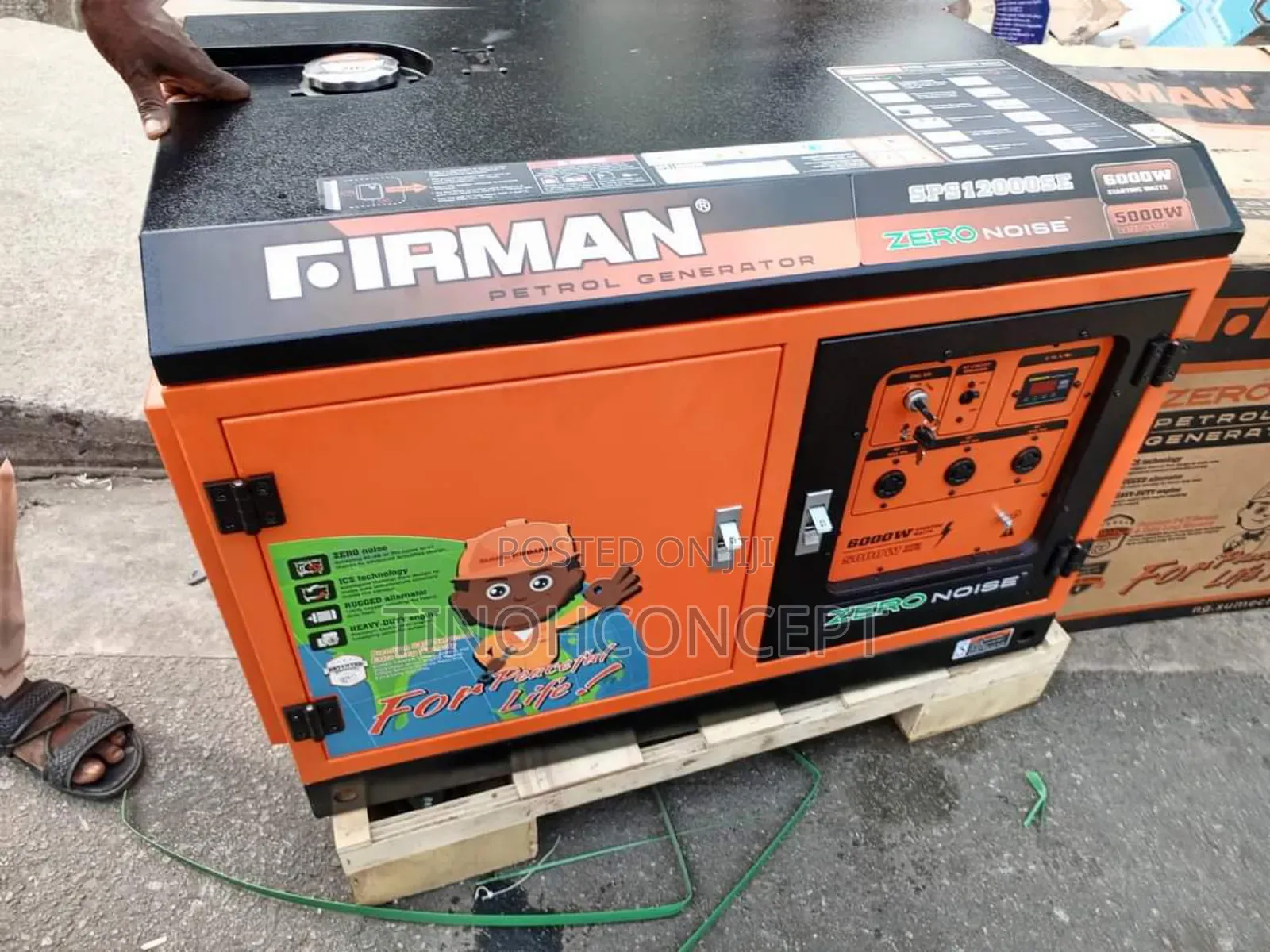 Firman Petrol Soundproof Generator 6 KVA