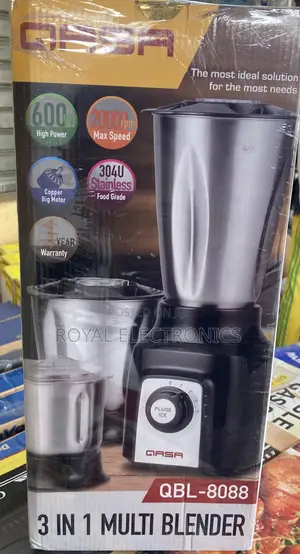 QASA 3 in 1 Stainless Multi-Blender