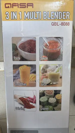 QASA Electric Multi Blender With 3 Cups QBL-8088