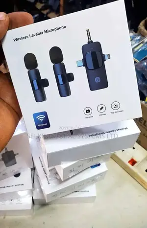 Wireless 3 in 1 Dual Lavalier Microphone