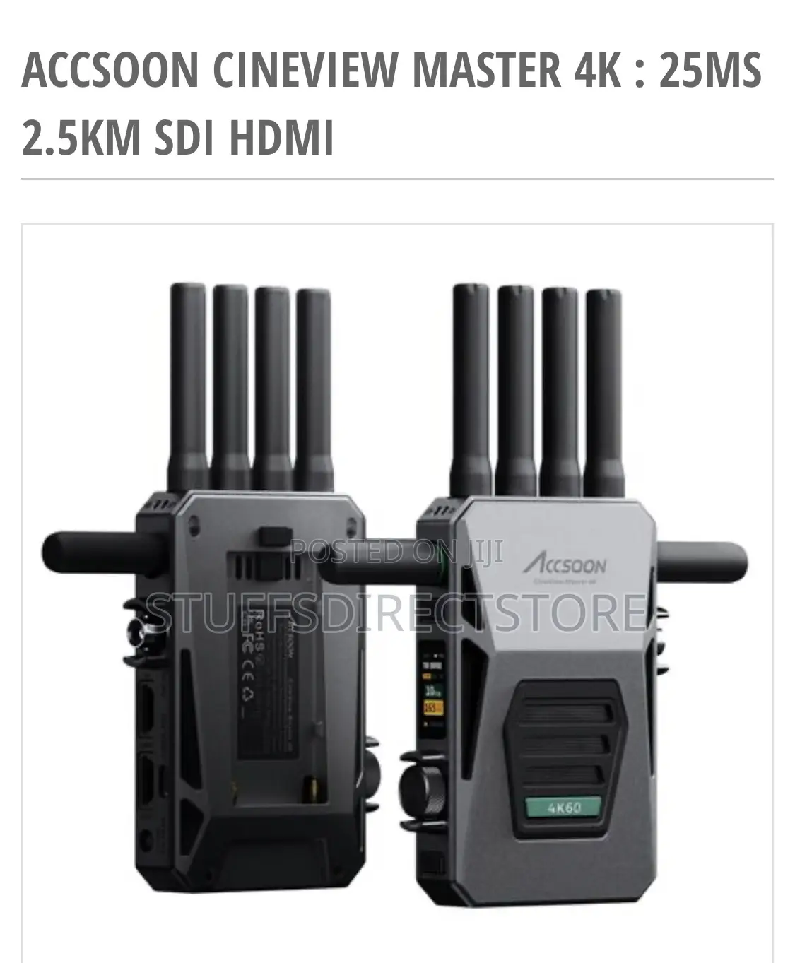 Accsoon Cineview Master 2.5km Wireless Video Transmitter