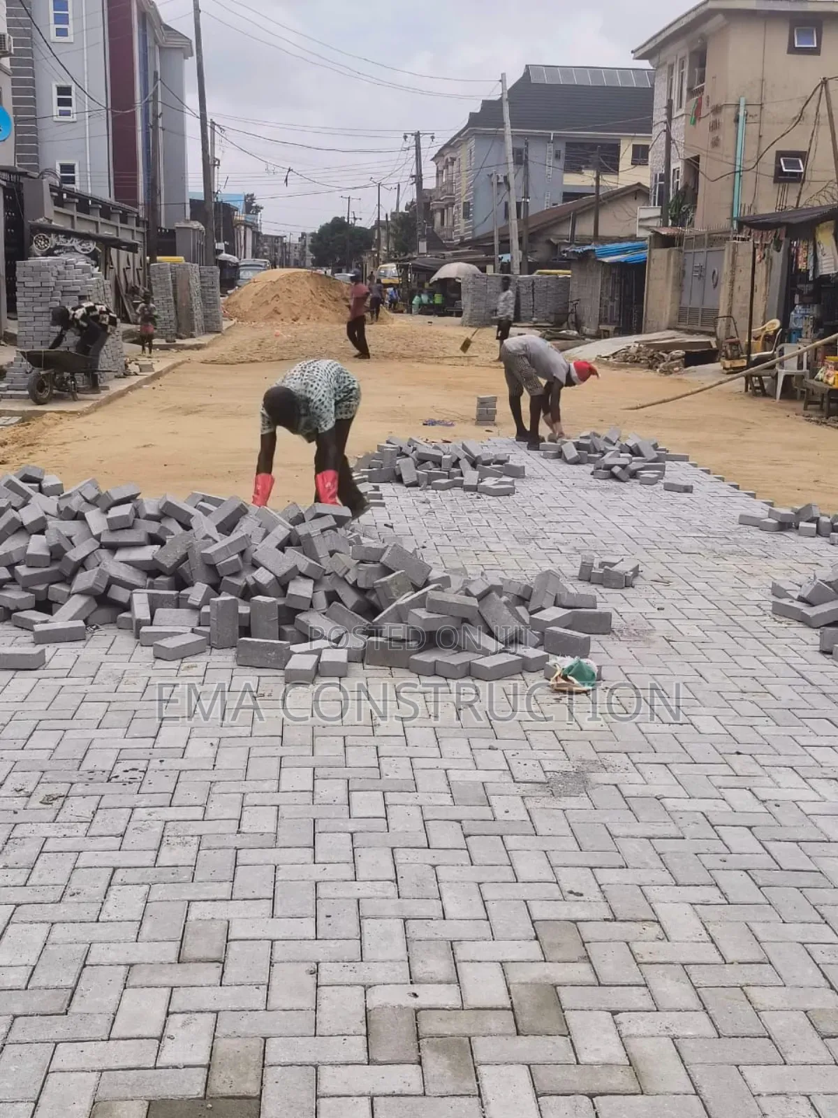 Road Interlocking Paving Stones