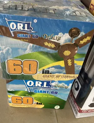 Brand New Brown ORL Giant Ceiling Fan (1500mm) 60”