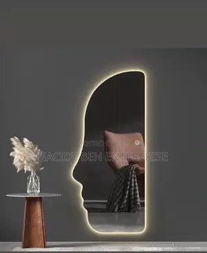 Face Shaped Led Mirror Available