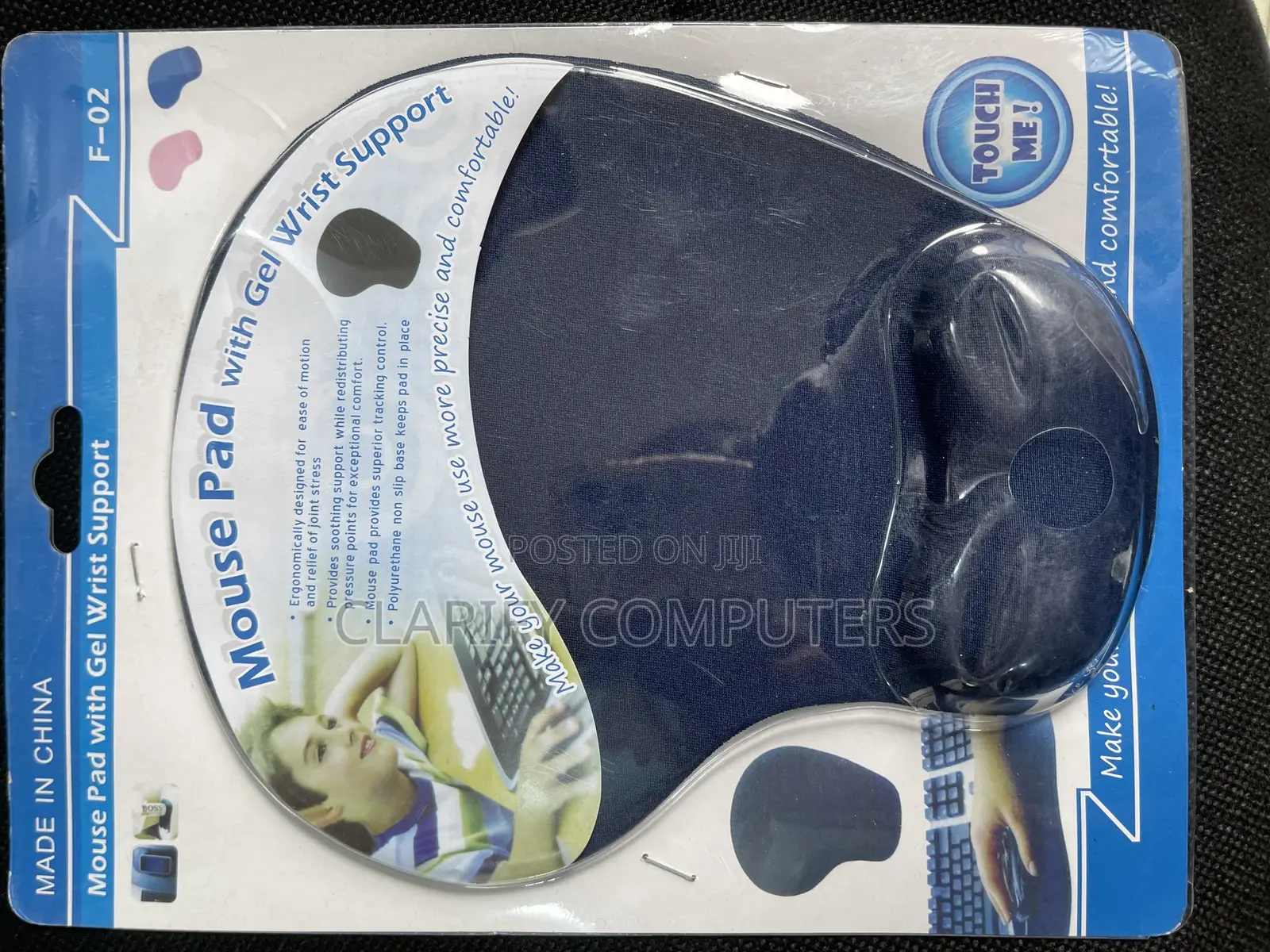 Mousepad With Gel Wrist Support