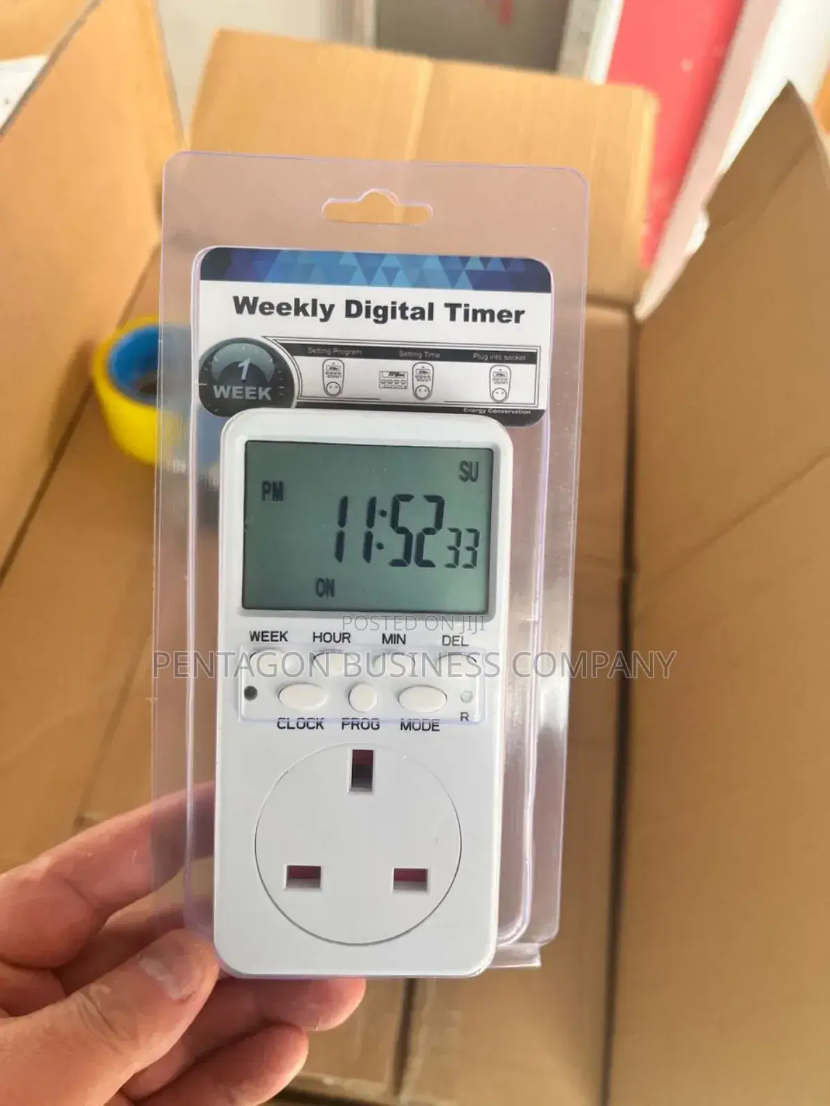 Weekly Programmable Timer Socket Type