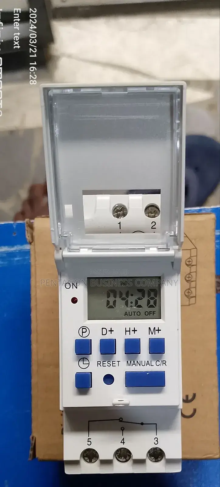 Weekly Programmable Timer Breaker Type
