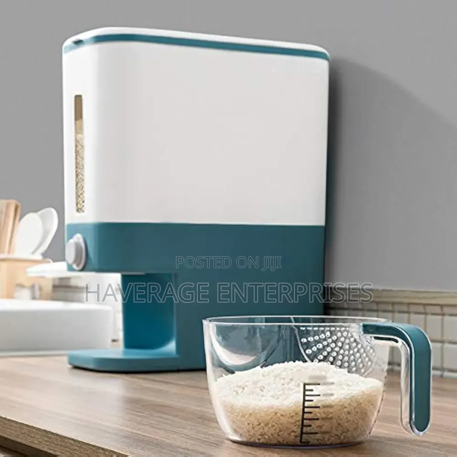 12kg Rice Storage Box Automatic Cereal Dispenser Boxs