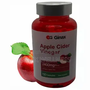 GINAX Apple Cider Vinegar Capsules (150 Capsules, 2400mg)