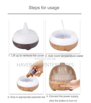 LED Oil Aroma Diffuser Aromatherapy Ultrasonic Humidifier