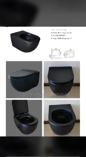Matt Black Conduit Wc