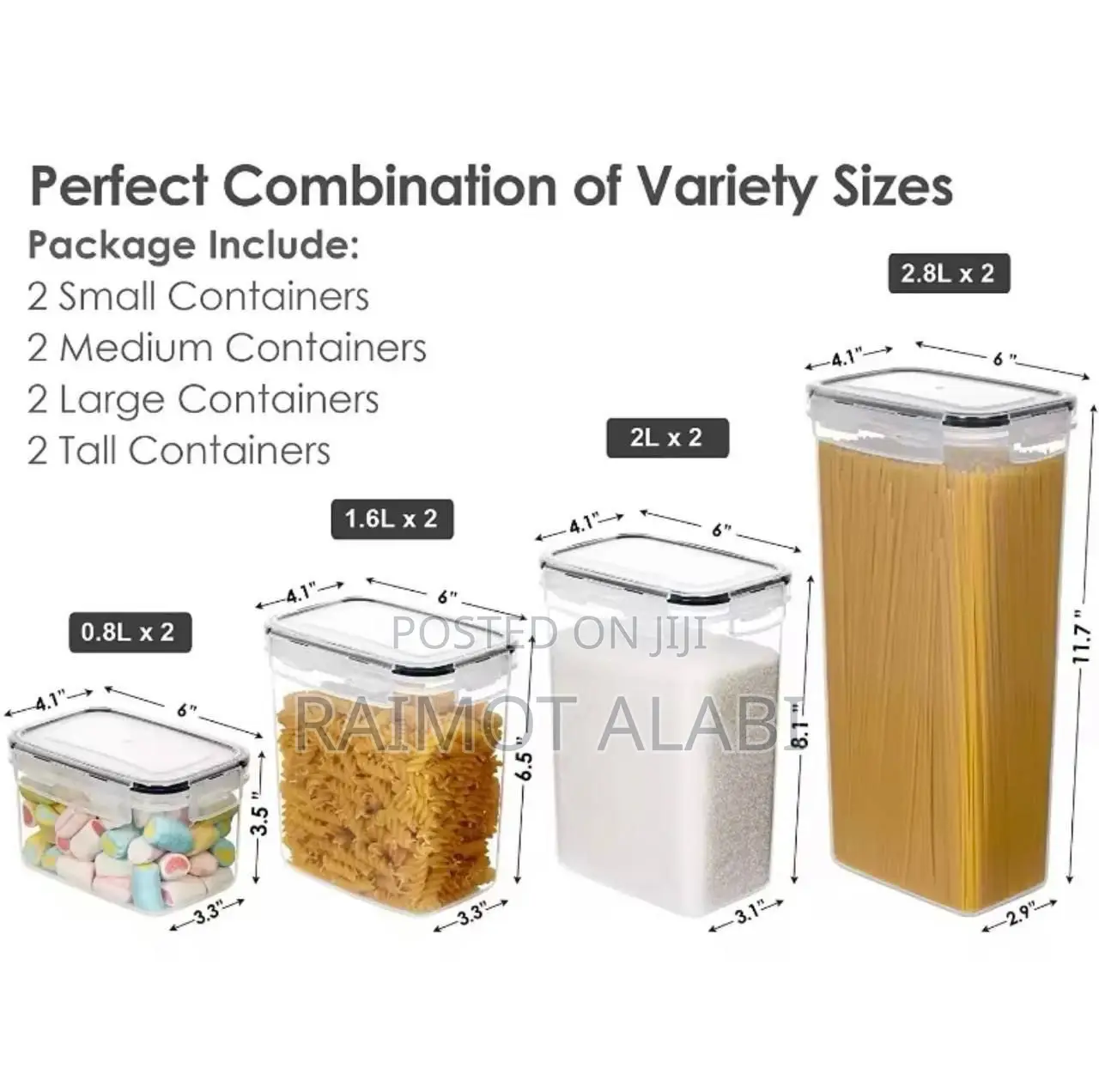 8pcs Air Tight Container