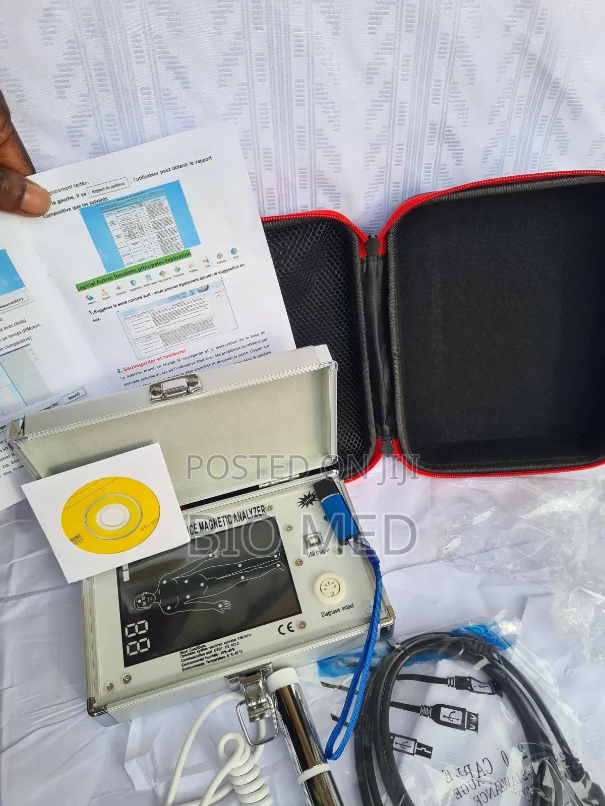 Mini Quantum Resonance Magnetic Analyser | With Sensor Rod.