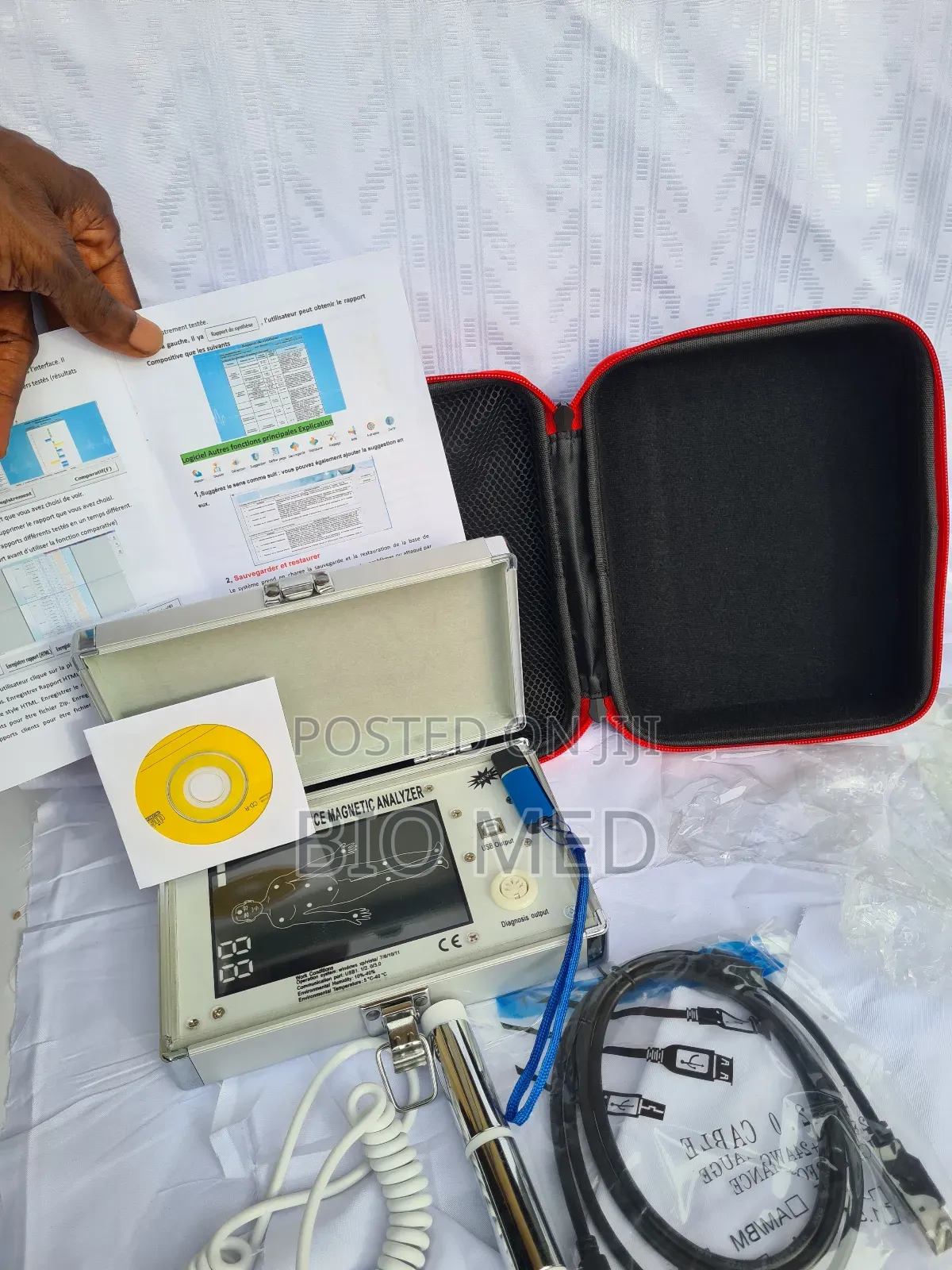Mini Quantum Resonance Magnetic Analyser | With Sensor Rod.