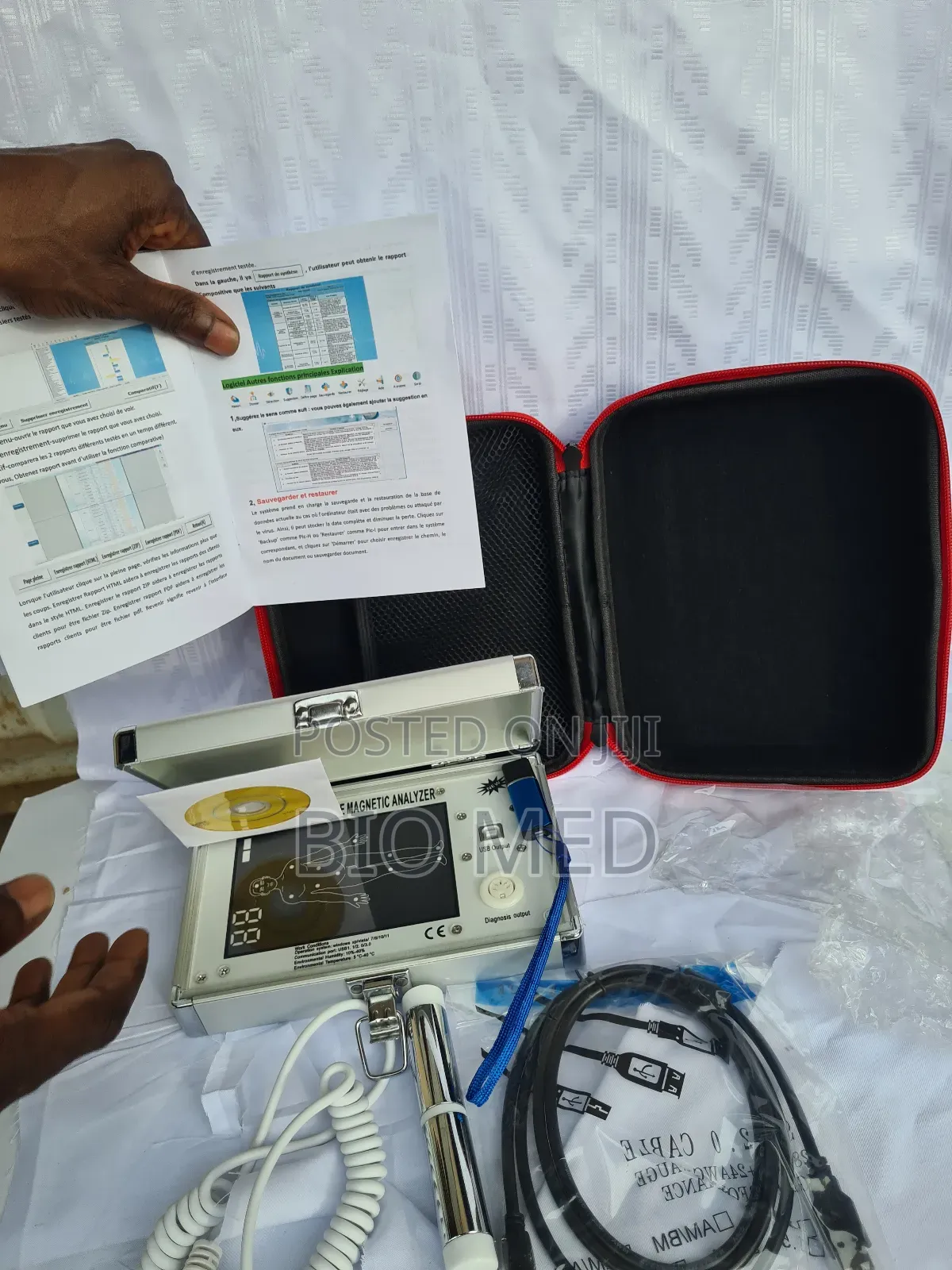 Mini Quantum Resonance Magnetic Analyser | With Sensor Rod.