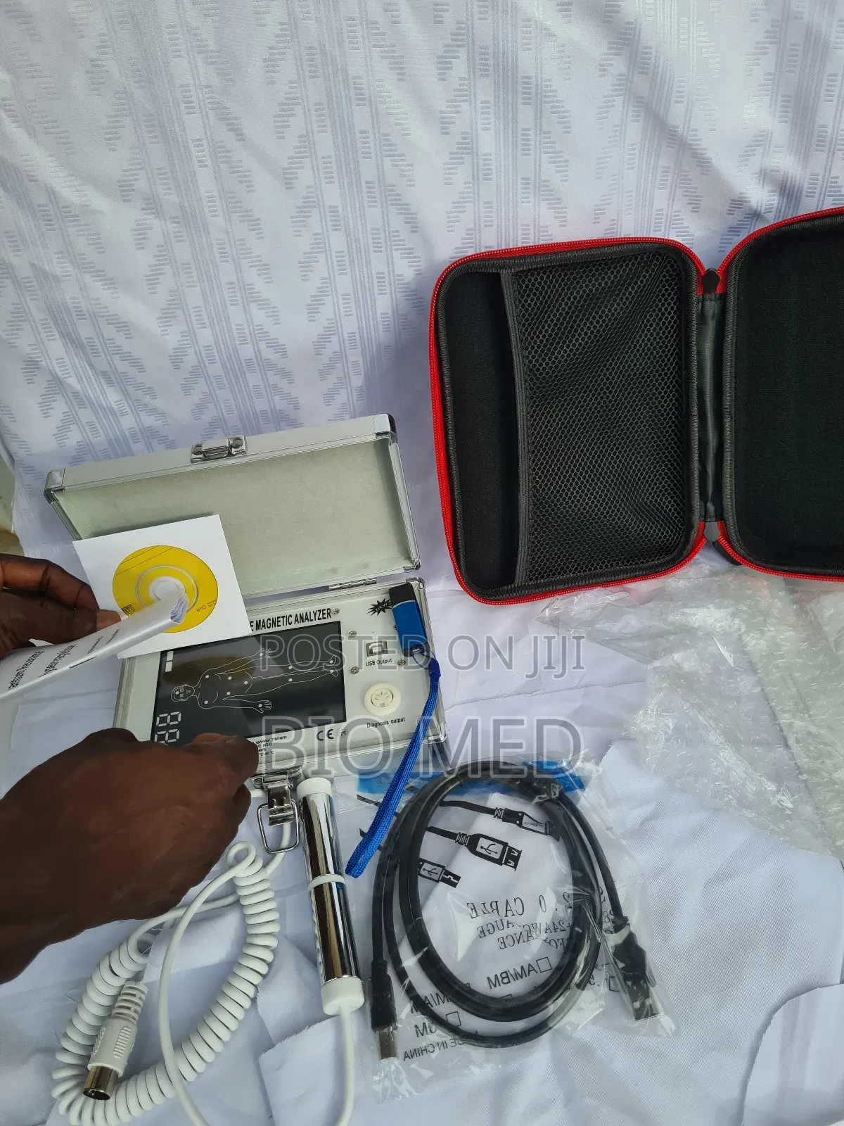 Mini Quantum Resonance Magnetic Analyser | With Sensor Rod.