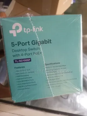 TP LINK 5-Port Gigabit Switch With 4 Poe Ports