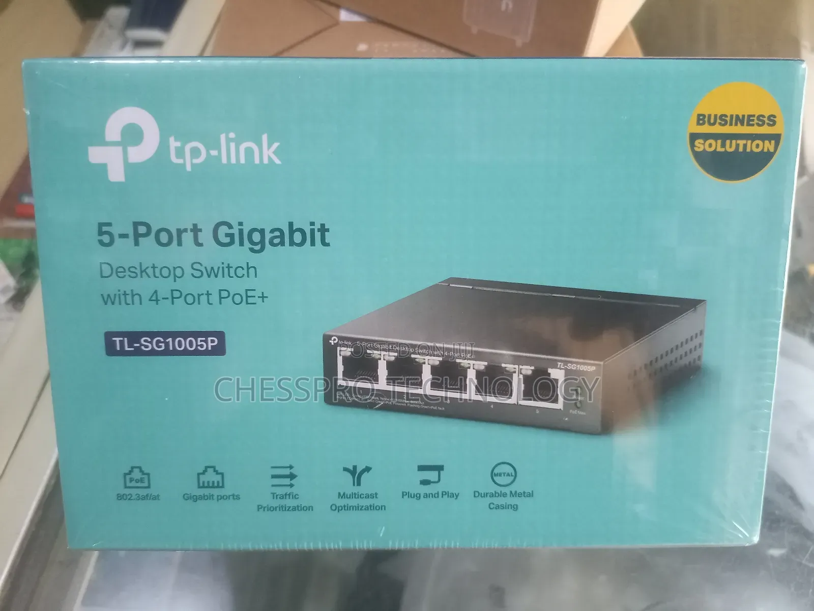 TP LINK 5-Port Gigabit Switch With 4 Poe Ports