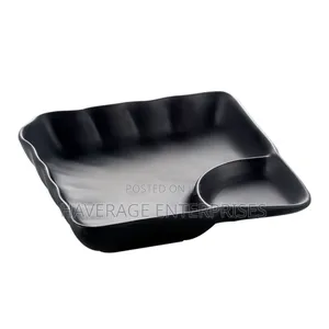 Square Restaurant Sectional Divided Dinner Sushi Plate