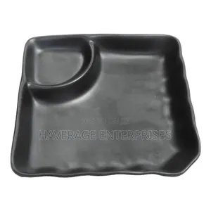 Square Restaurant Sectional Divided Dinner Sushi Plate