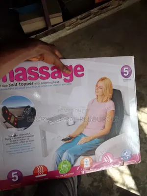 Electric Full Size Seat Topper Massager With Soothing Heat