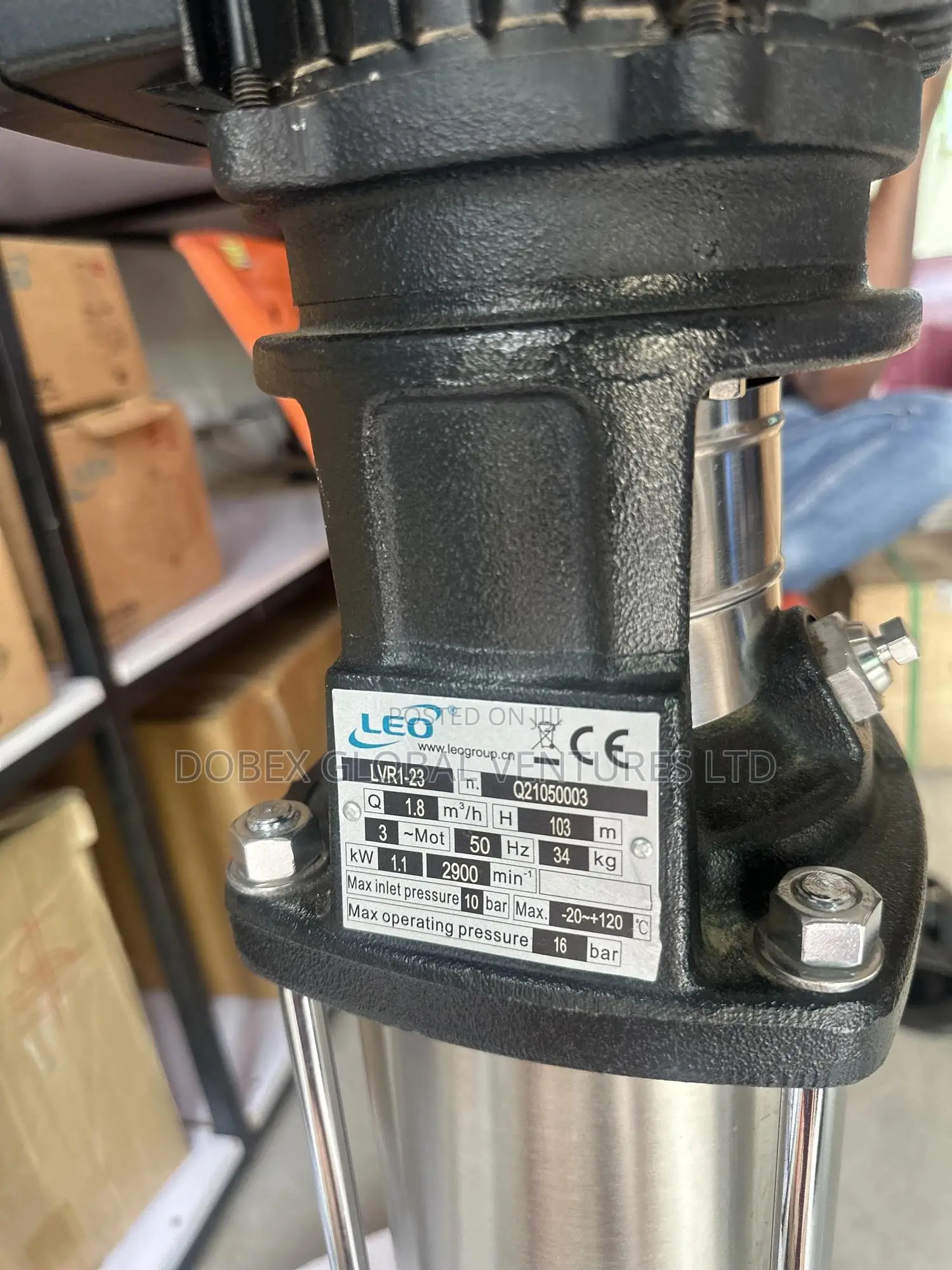 1.5hp Vertical Pump