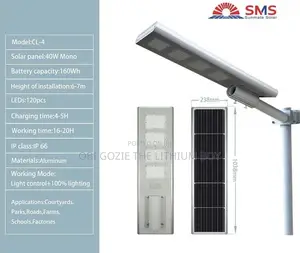 Cl-4 SMS Iron Body Street Light Available in Stock