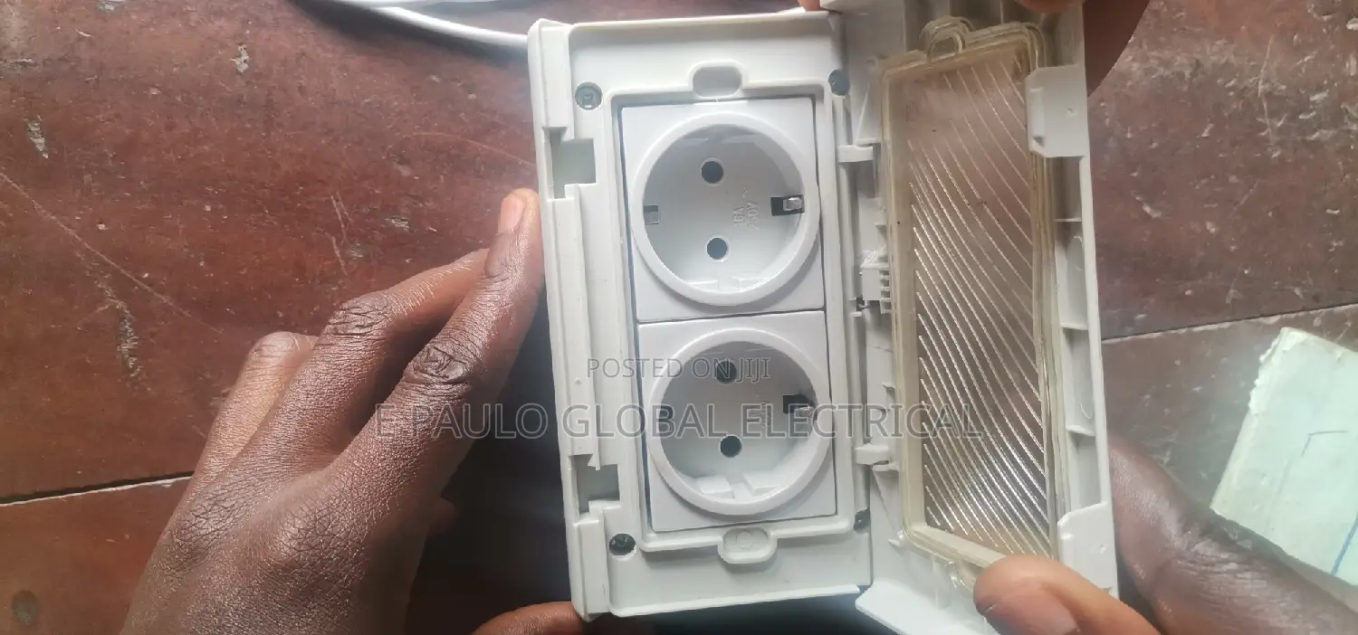 15amps Double Socket Waterproof Socket