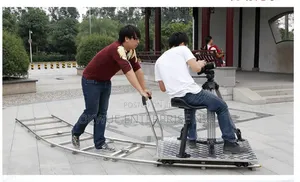 .Green Bull Track and Dolly Complete Sets