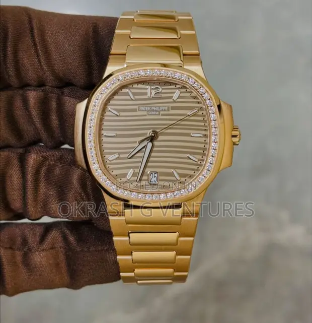 Patek Philippe Ice Head Automatic Rose Gold Chain Watch in Lagos