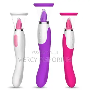 3in1 Pussy Nipple Clitoris Sucking Licking Vibrator Women Sex Toy