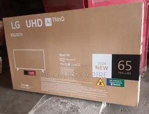 Brand New LG Frameless Smart TV With Bluetooth (65"Inch).