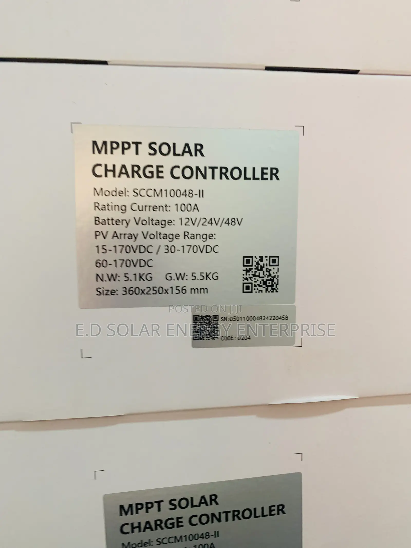Felicity Solar Charger Controller 100ah MPPT